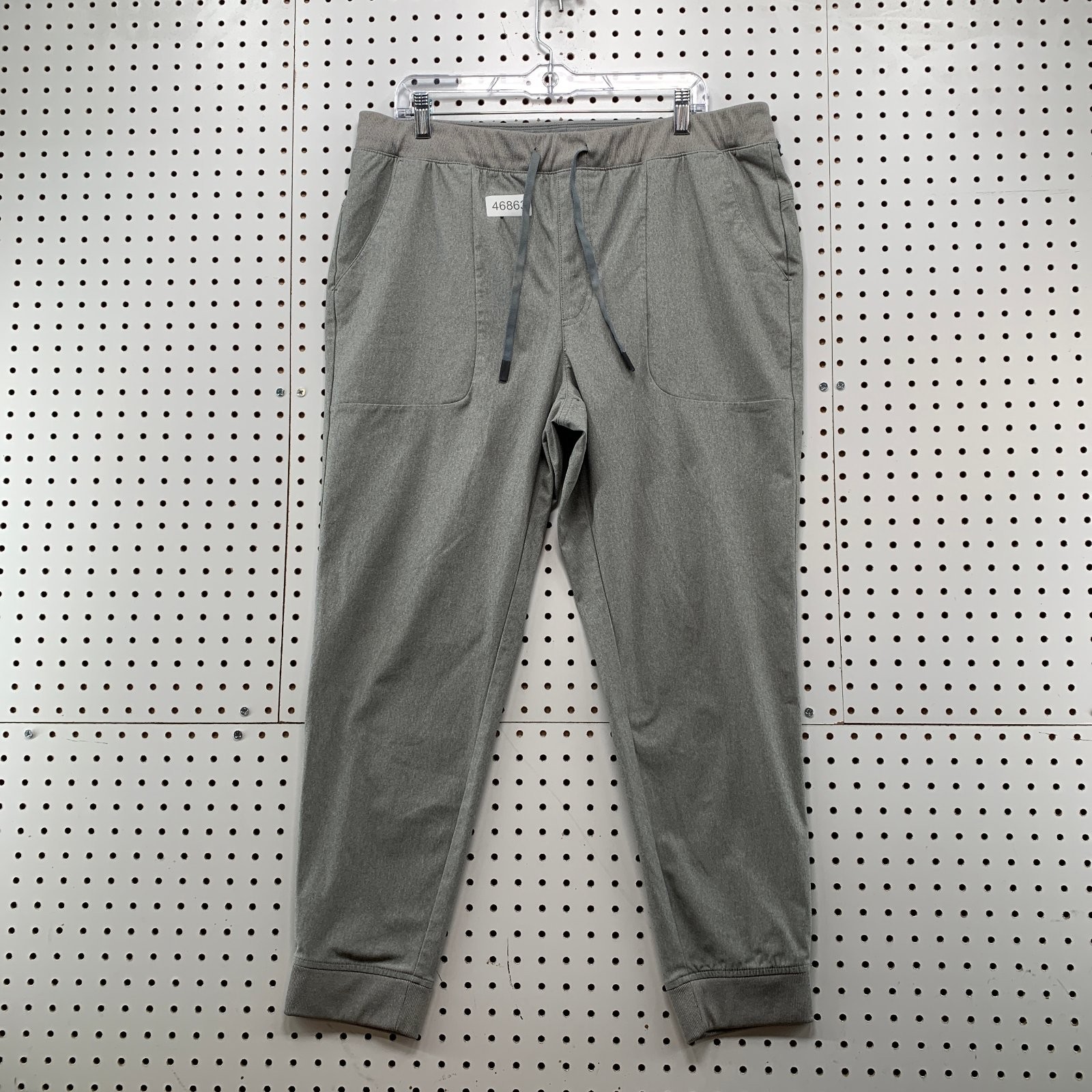 Vrst Jogger SweatPants Mens XL Gray Relaxed Fit Drawstring Pockets 36x27.5