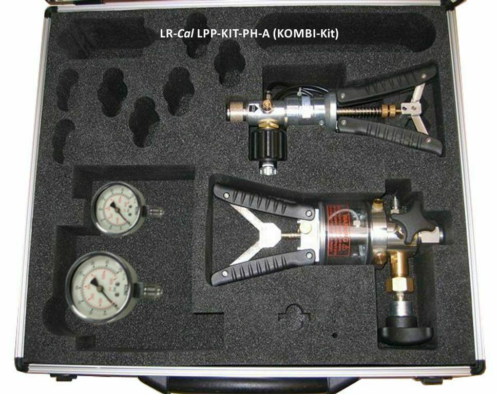 LR-Cal LPP-KIT-PH-A Pneumatic & Hydraulic Pressure Calibration Kit