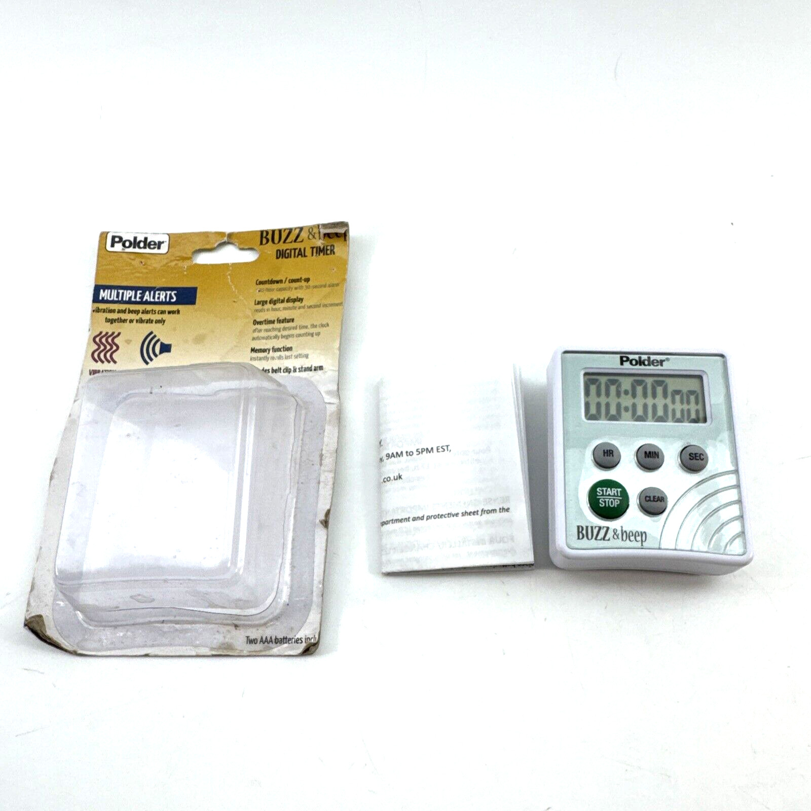 Polder Digital Buzz and Beep Timer - TMR-2125