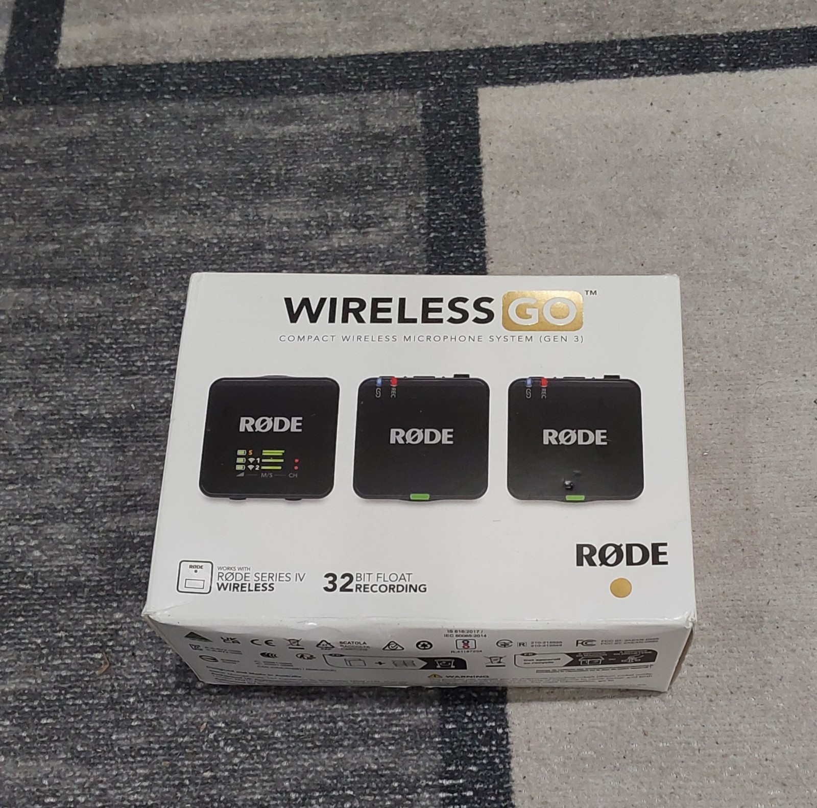 RODE Wireless GO Gen 3 Compact Wireless Microphone System (gen 3) NEW C1