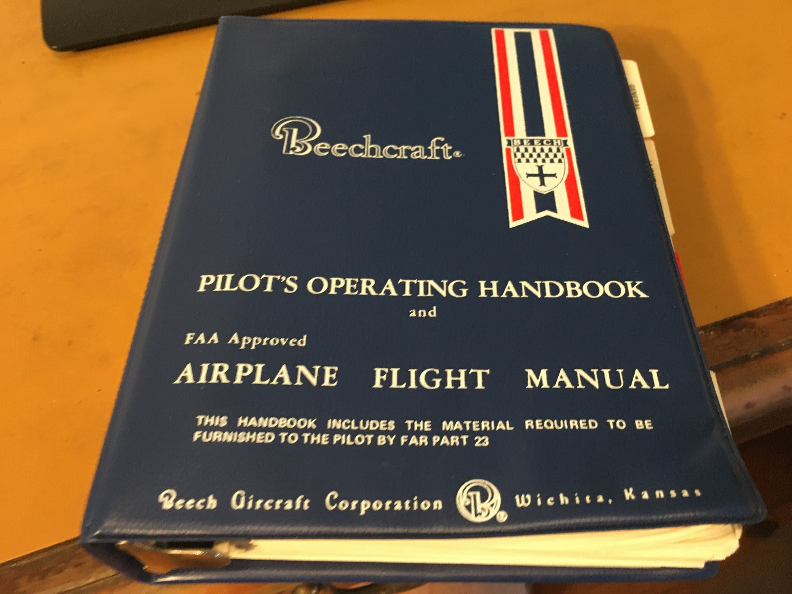 Beech Baron 58P & 58PA POH Handbook, sn TJ-46, TJ-55, TJ-83 & TJ-85 to TJ-168