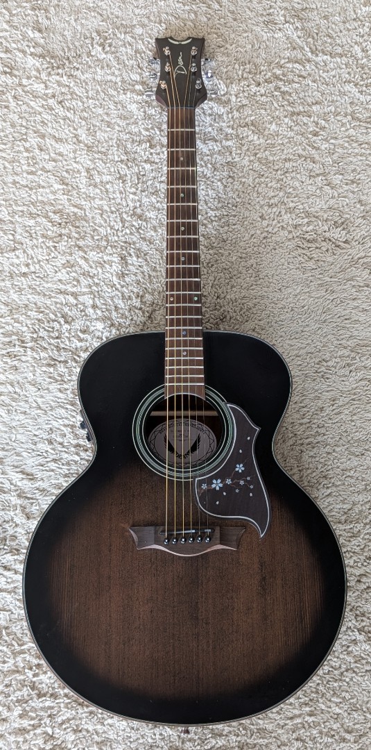 Dean St. Augustine Jumbo Acoustic-Electric Guitar, Vintage Burst # SA JUMBO E VB