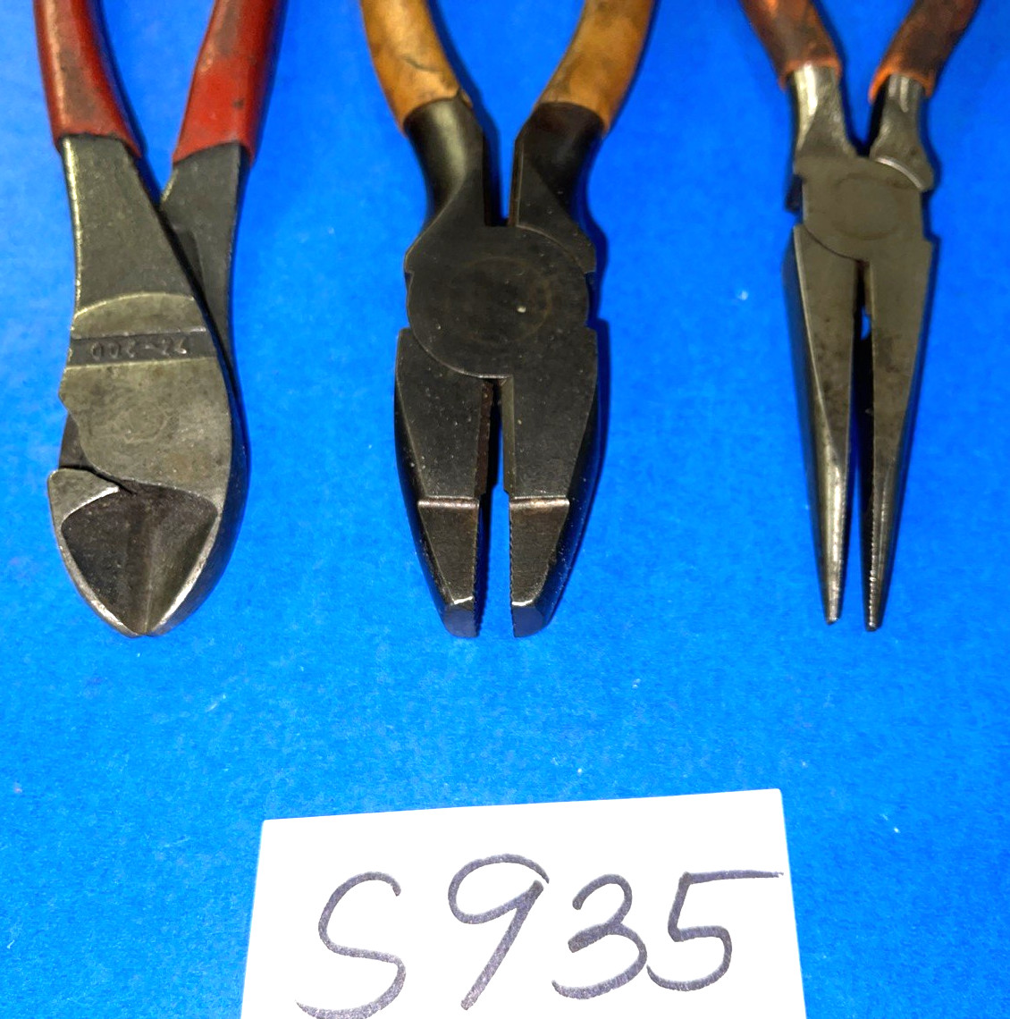 MATCO TOOLS 3 PIECE NEEDLE NOSE WITH CUTTER, LINEMANS, KNIPEX DIAGONAL CUTTER