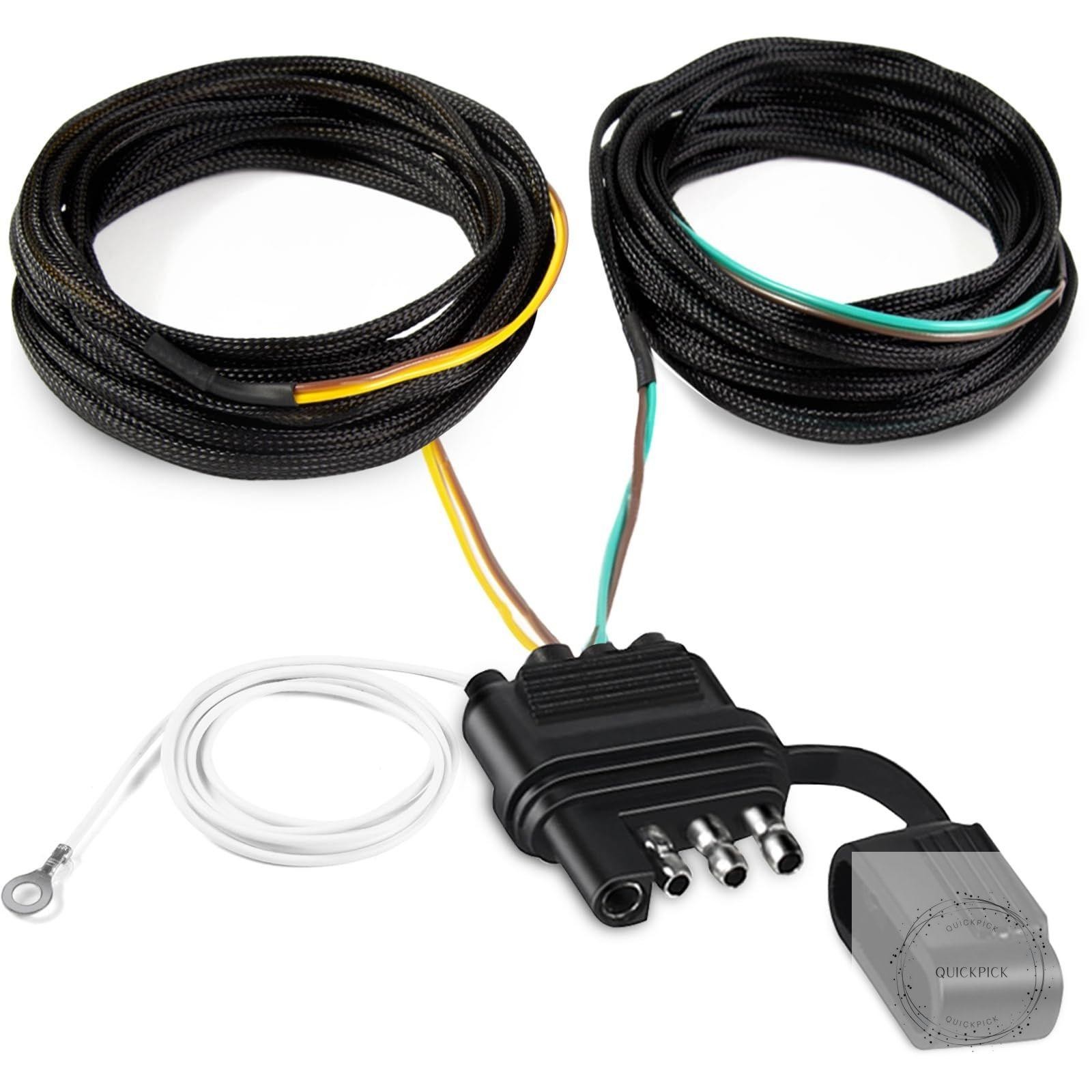 22ft 4 Pin 5 Wire Trailer Wiring Harness Copper Utility Boat Light Connector