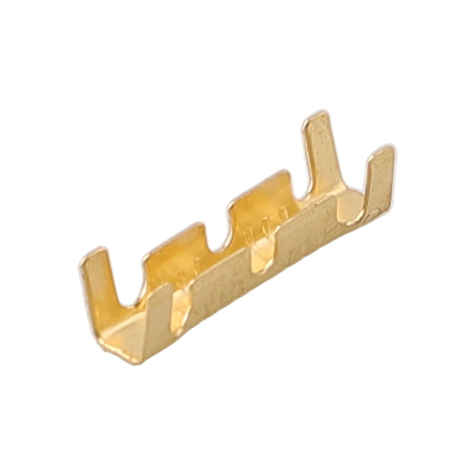Brass Insulation Sleeve Butt Connectors 50pcs for Easy Wire Connections