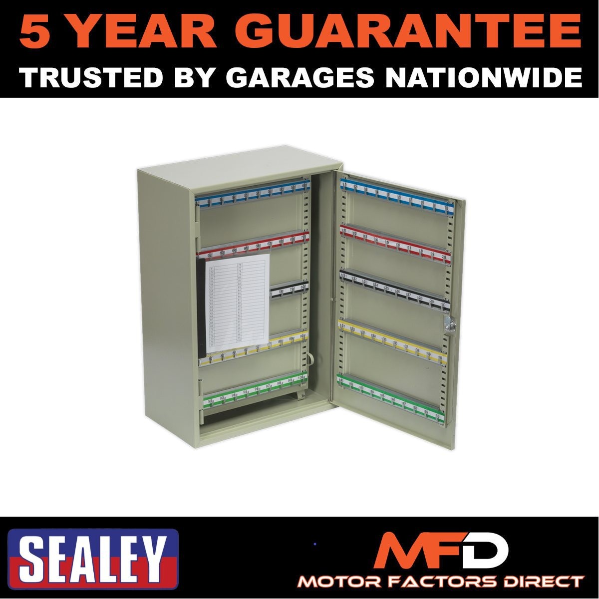 Sealey Key Cabinet 300 Key Capacity SKC300
