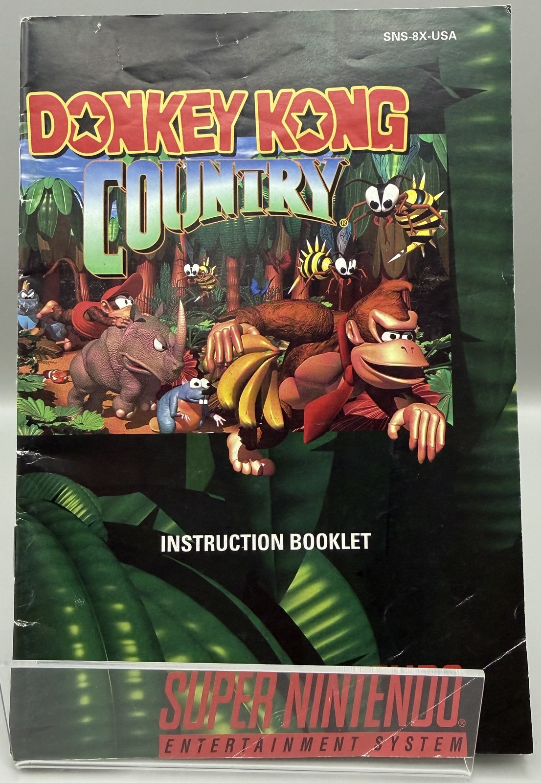 Donkey Kong Country (SNES, 1994) Instruction Booklet ONLY