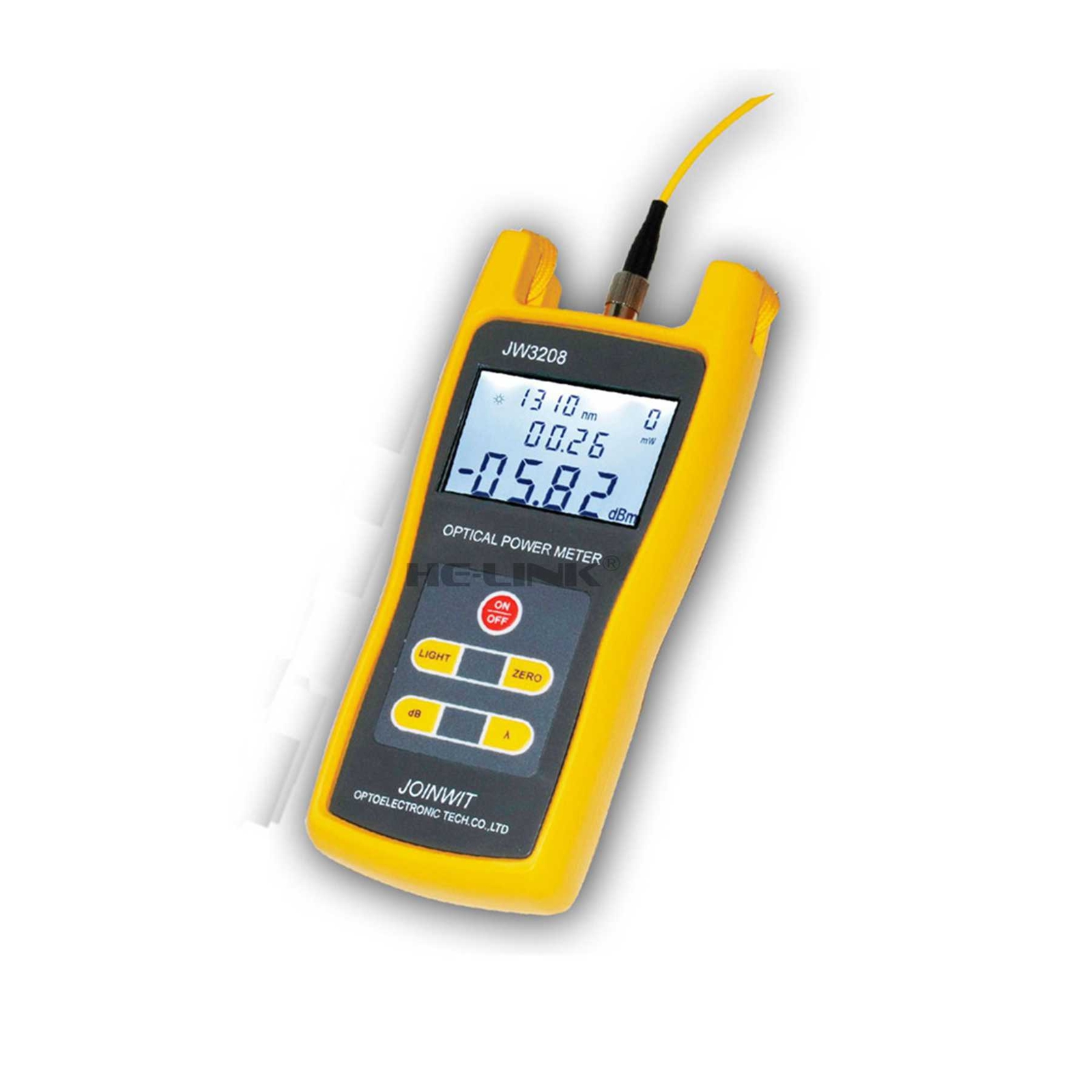JW3208A Handheld Optical Power Meter Laser Fiber Optic Tool -70 to +6dbm