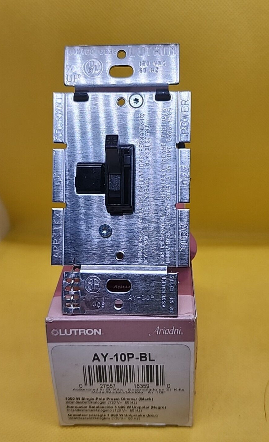 LUTRON ARIADNI AY-10P-BL 1000 W SINGLE-POLE PRESET DIMMER [RB 2]
