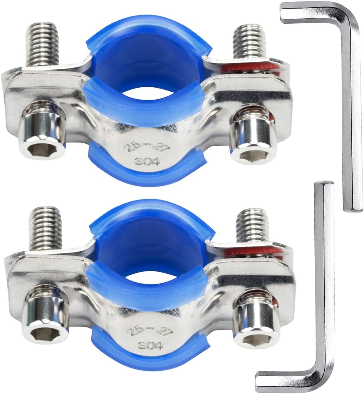 2-Pack Stainless Steel Office Chair Sinking Fixers for Height Lock, Fits 25-2...