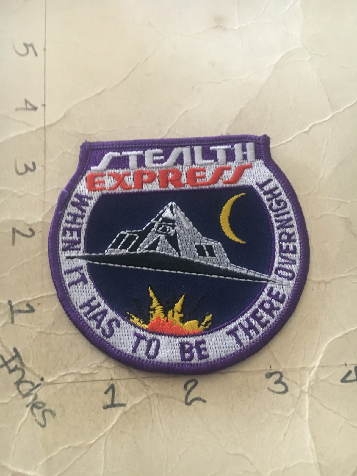 USAF Stealth Bomber Express When It Has to be There Overnight Patch 6/27/25