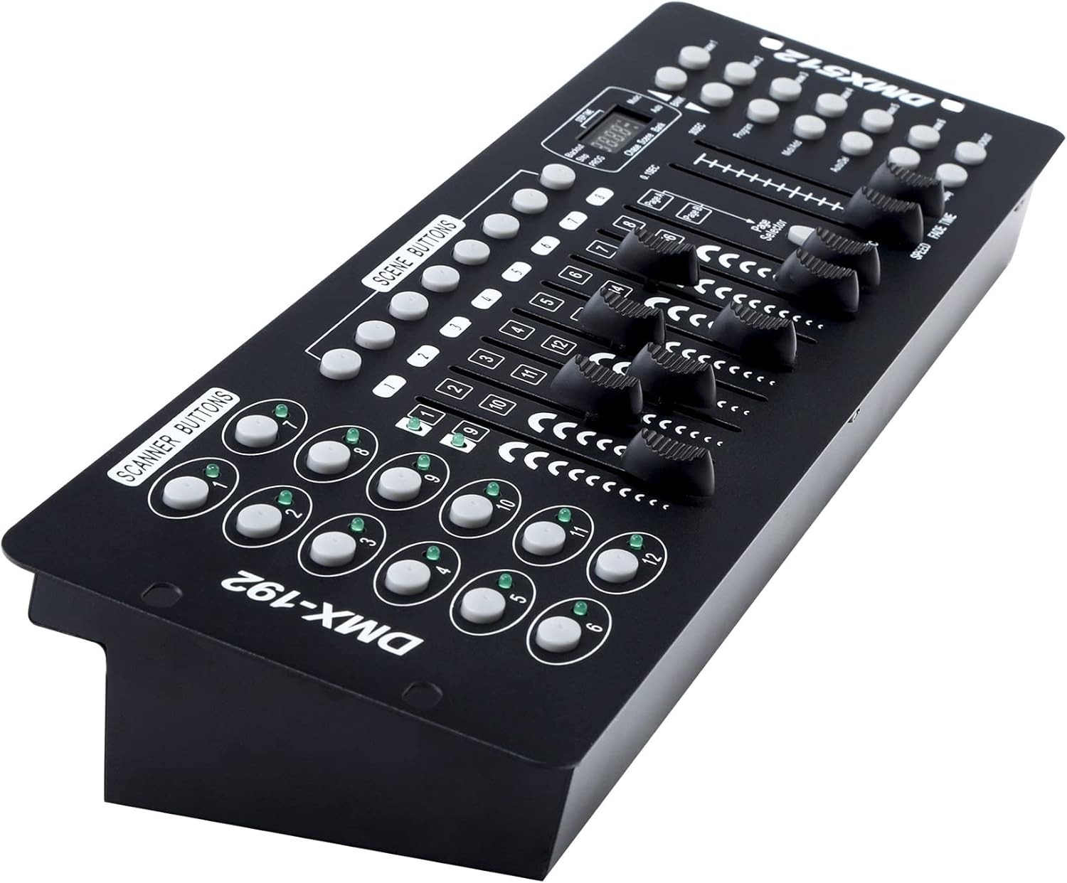 DMX 512 Controller, 192 Channel DMX Light Controller Stage Lighting Console f...