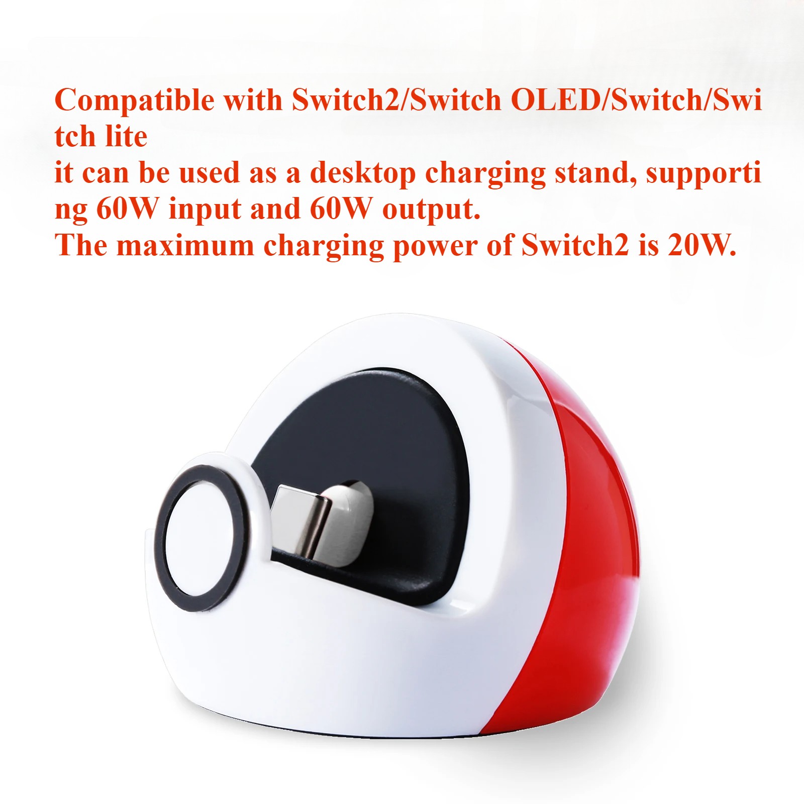 2025 Charging Charger Dock Stand Console Docking Station For Nintendo Switch 2