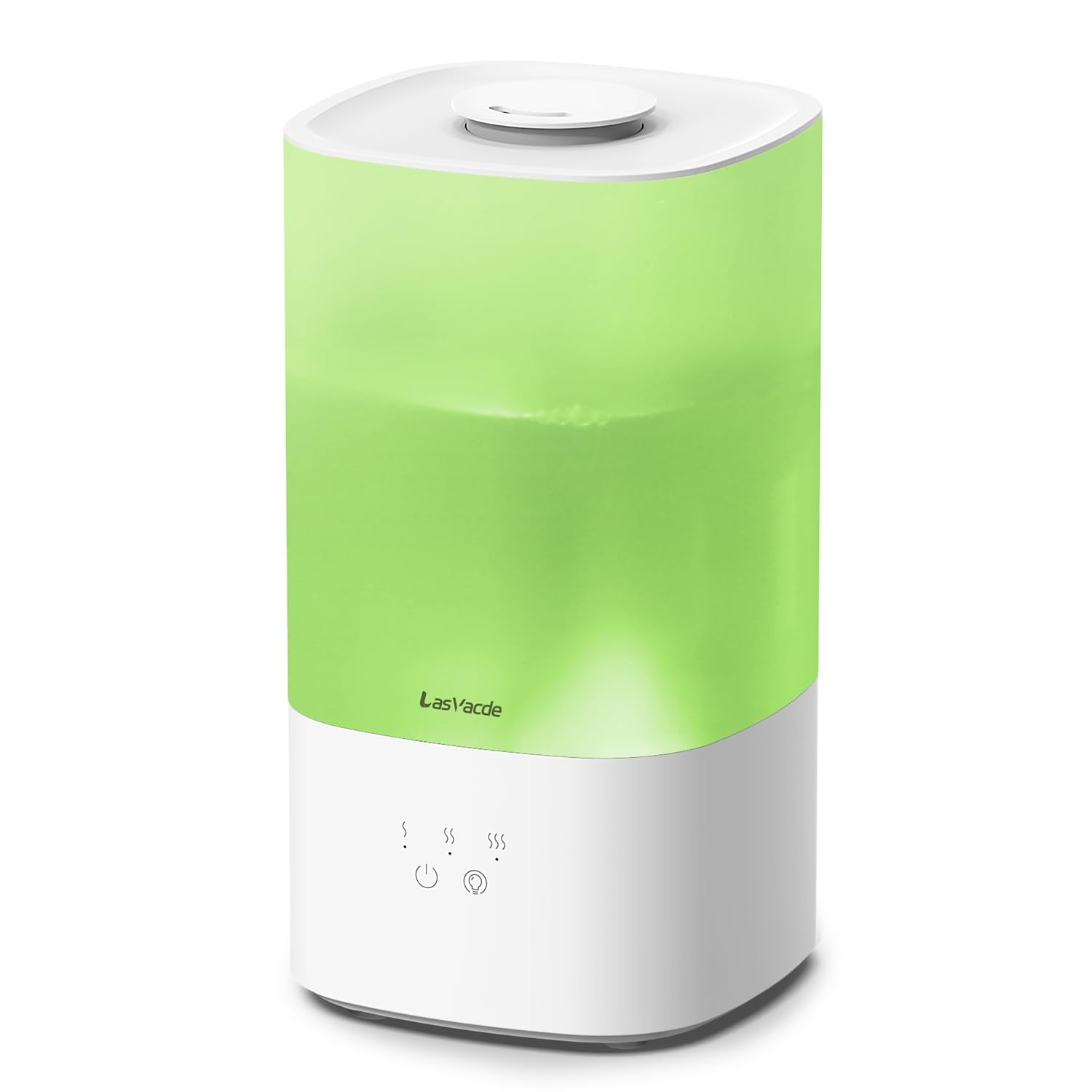 LasVacde 2.5L Humidifiers for Bedroom, Top Fill Cool Mist Humidifiers for Lar...