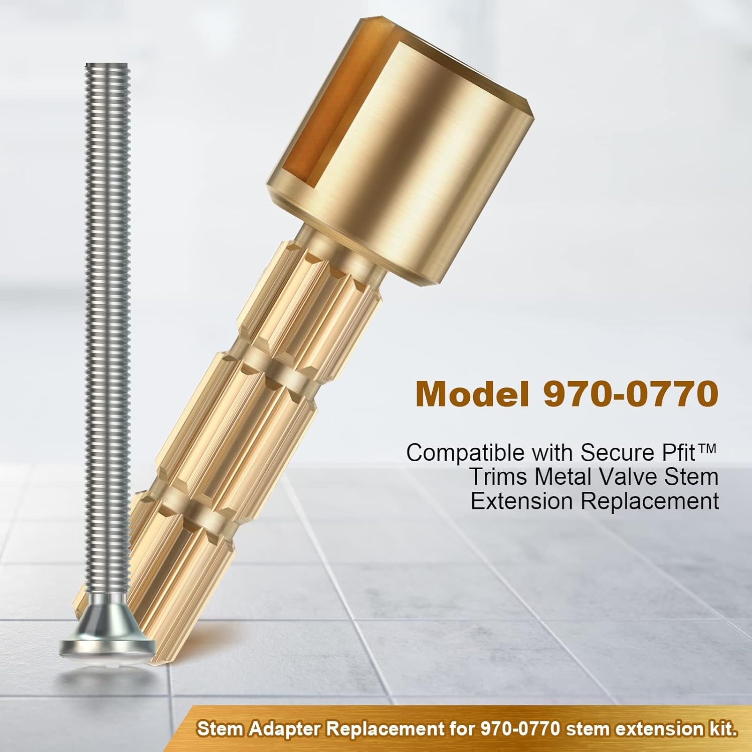 2 Pack Stem Adapter Replacement for 970 0770 Plumbing Equipment Compatible