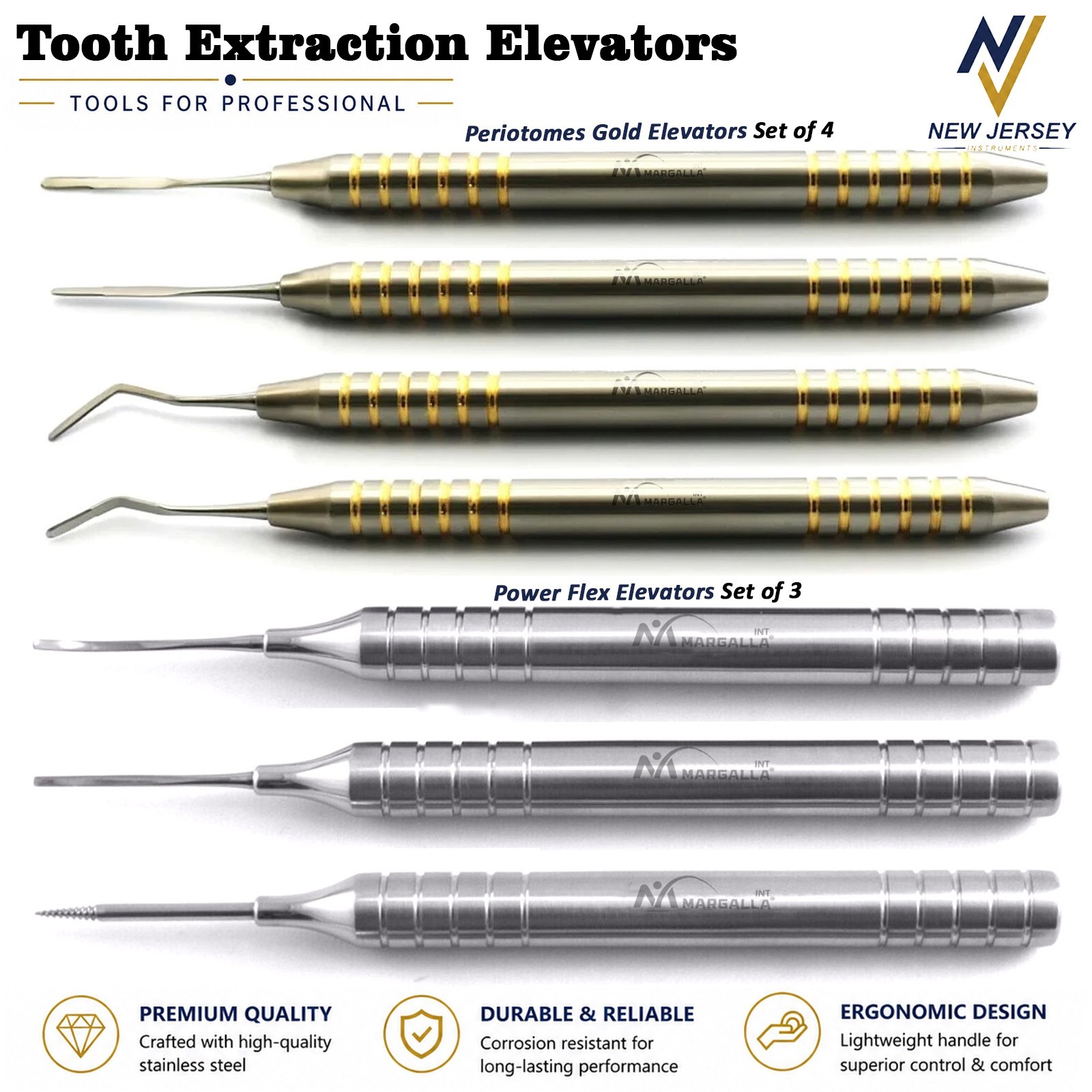Dental Periodontal Implant Root elevator Flexible Periotome Tooth Extraction Lab