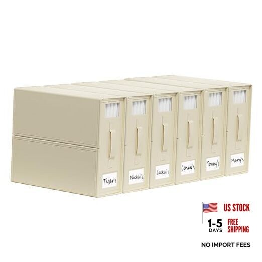 SheetCube Bed Sheet Organizers and Storage 6 Pack, Foldable Linen 6pack Beige
