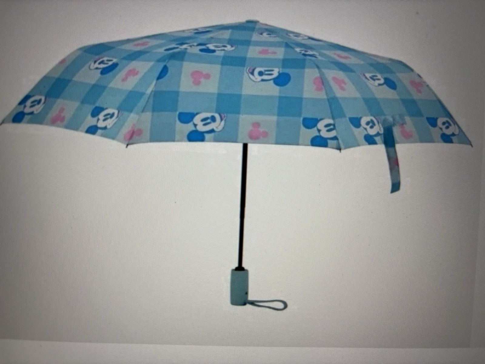 Disney Mickey Mouse Rain Umbrella Auto Open