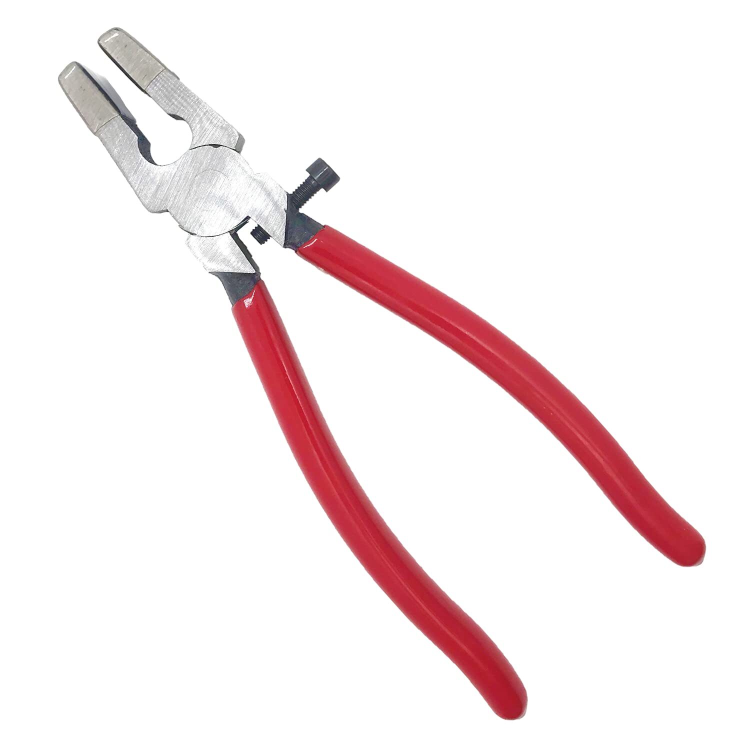 Key Fob Tool 8 Inch Glass Running Pliers with Adjustable Screw and Rubber Tips