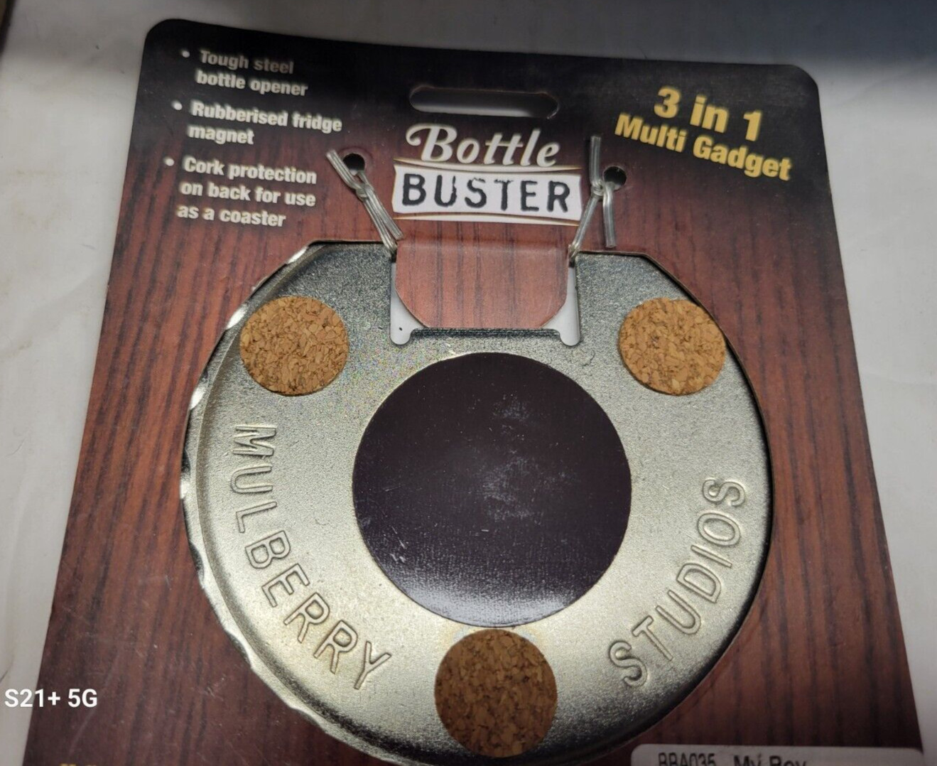TIM PERSONALIZED MULTI GADGET BOTTLE OPENER MAGNET COASTER NEW - U