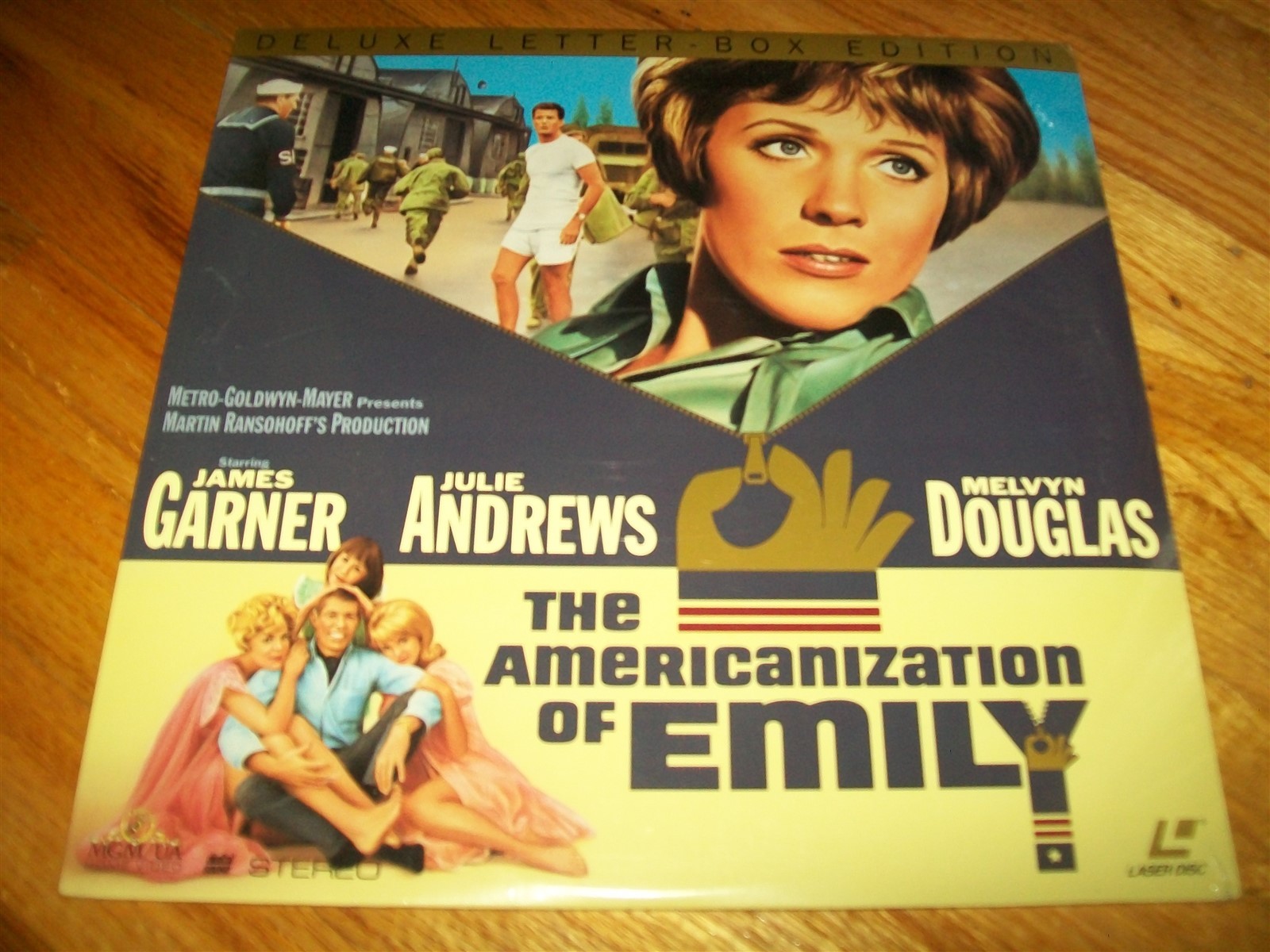 THE AMERICANIZATION OF EMILY Laserdisc LD WIDESCREEN FORMAT BRAND NEW SEALED!