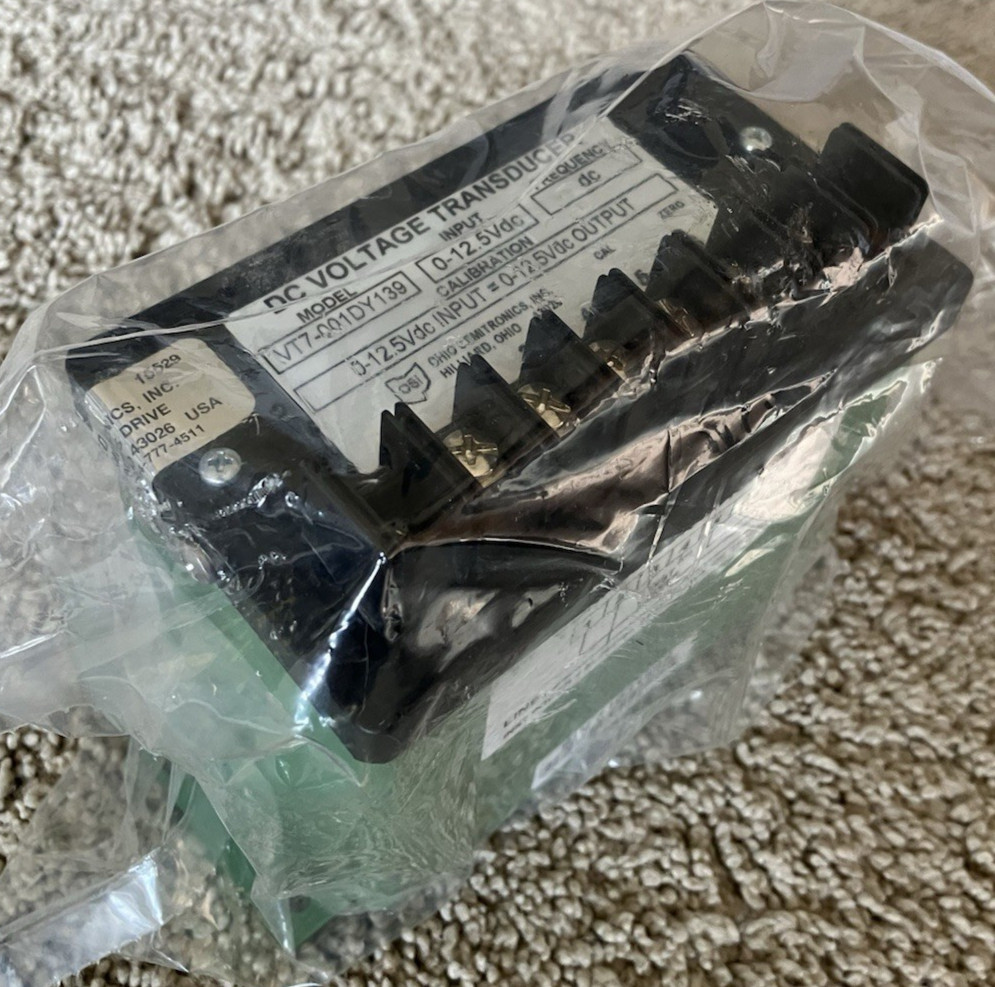 Ohio Semitronics VT7-001DY139 DC Volt Transducer 0-12.5Vdc