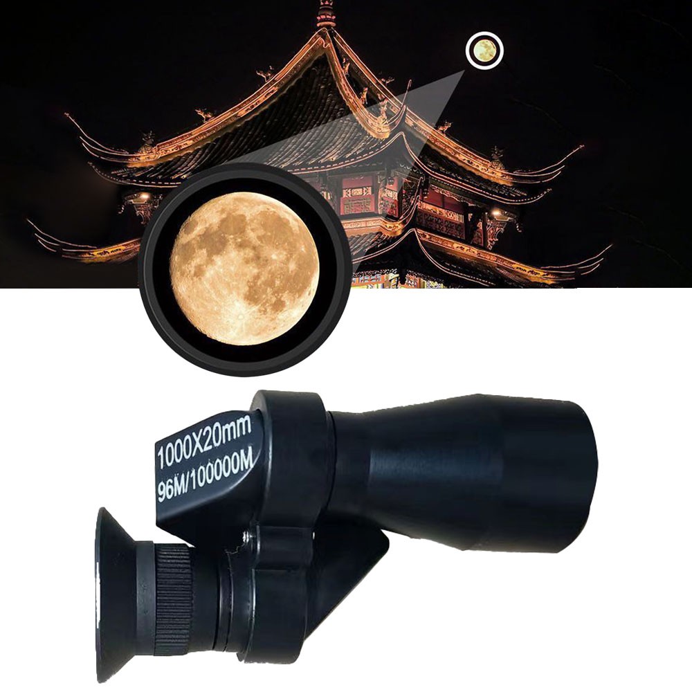 Portable Monoculars 1000X20 Corner HD High Definition Professional Telescope CW