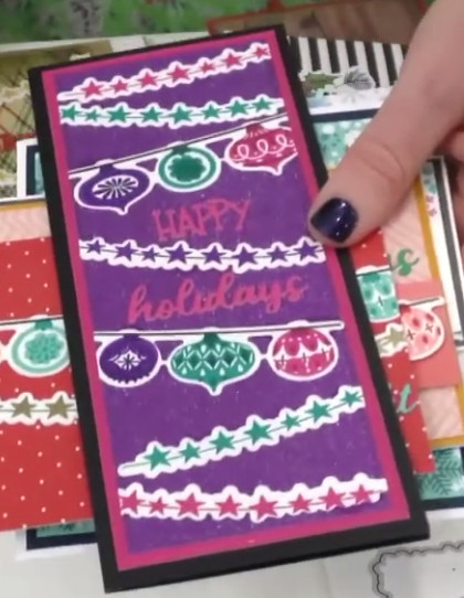 Diamond Press Holiday Borders 18 Stamp & 11 Die Christmas Cardmaking 764268