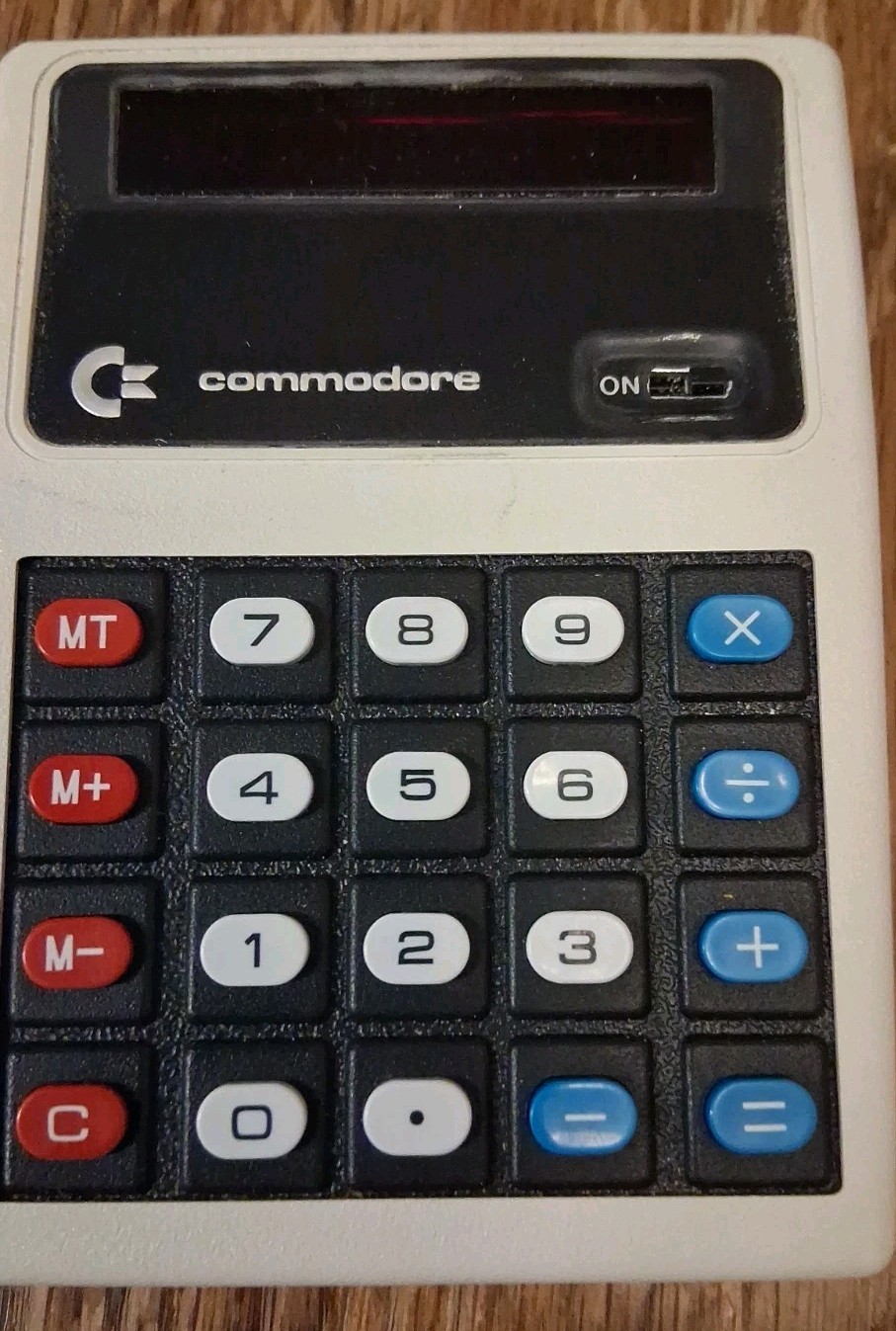 Commodore Minuteman 2-PM Hand Held Calculator W/ Case and Manual*. Untested