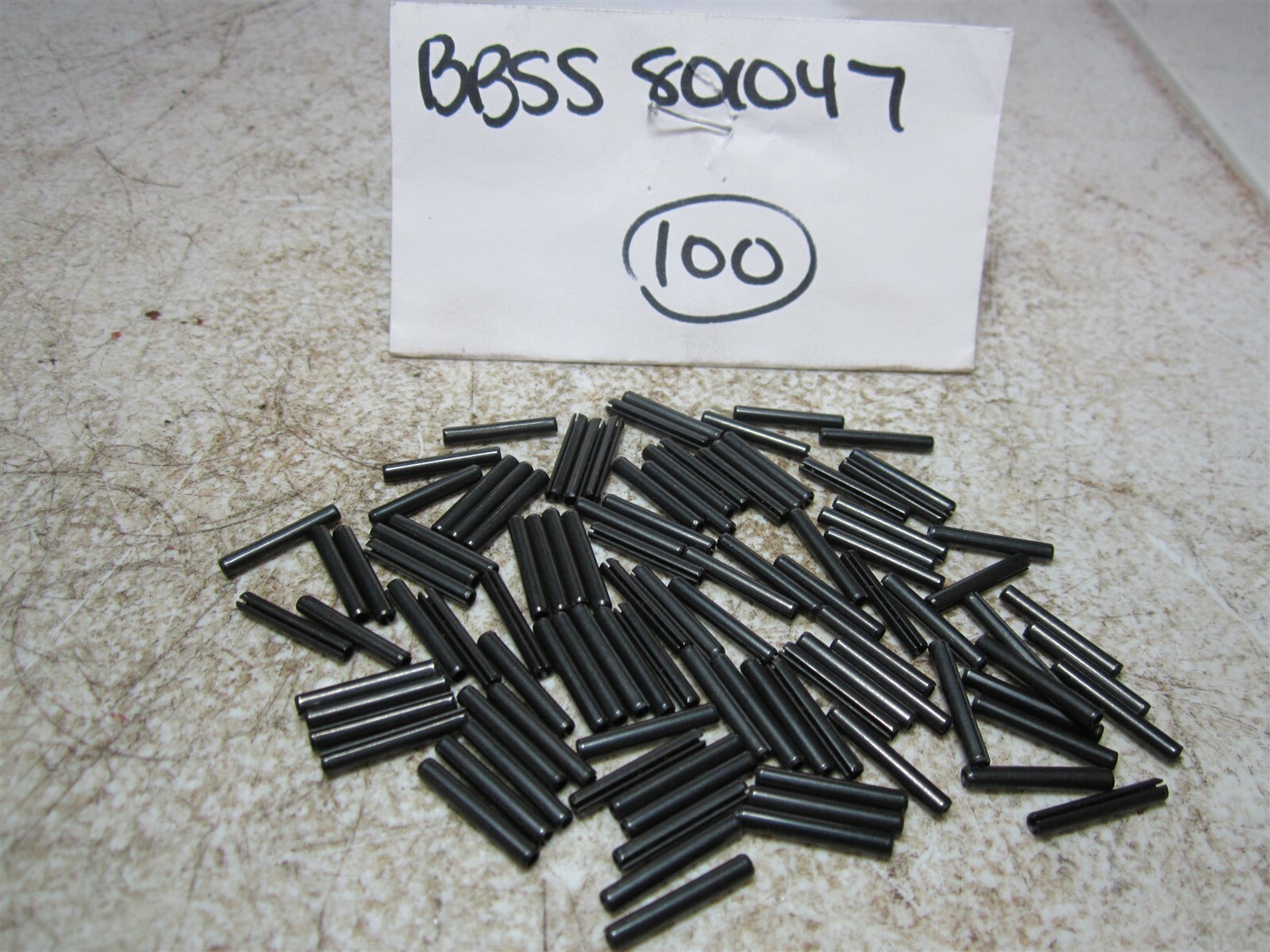 Brighton Best (801047) 3/32 x 5/8 Steel Spring Tension Pins - Pack of 100