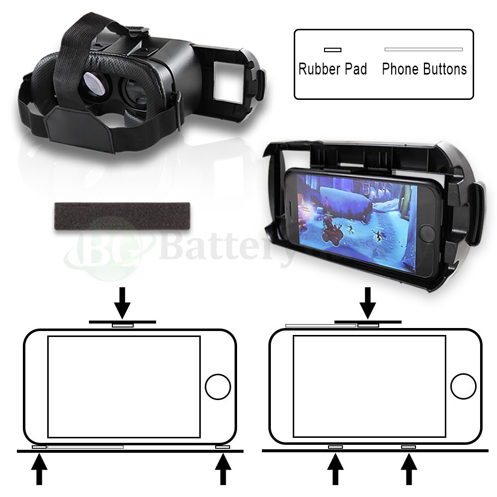 3D Virtual Reality VR Glasses Goggles for Android Phone OnePlus Ace 3 Pro/Nord 4