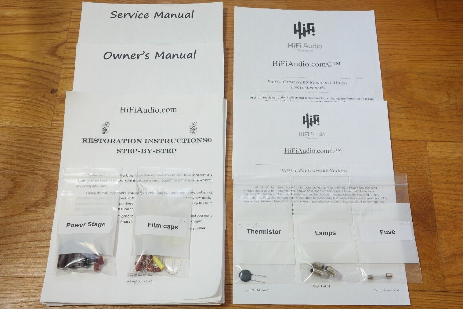 HAMMARLUND HQ-145 radio Restoration kit repair recap capacitor rebuild