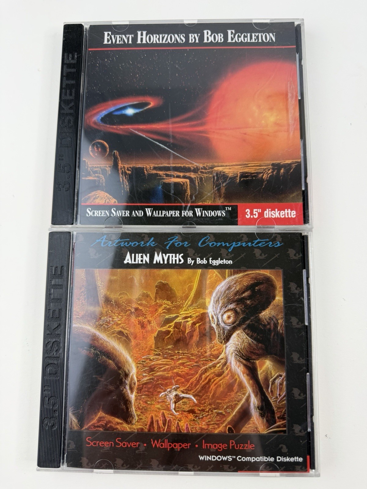 Event Horizons/Alien Myths Bob Eggleton Screen Saver Wallpaper Win 3.5" Diskette