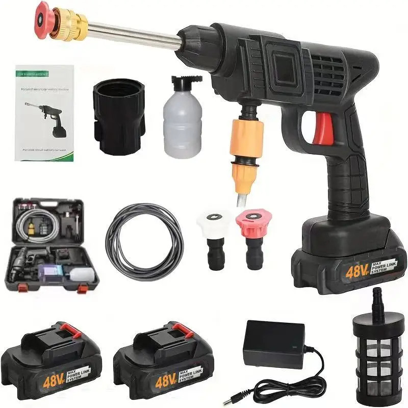 Portable Car Washing Cordless Car Pressure Washer Foam Sprayer Cleaning Tool