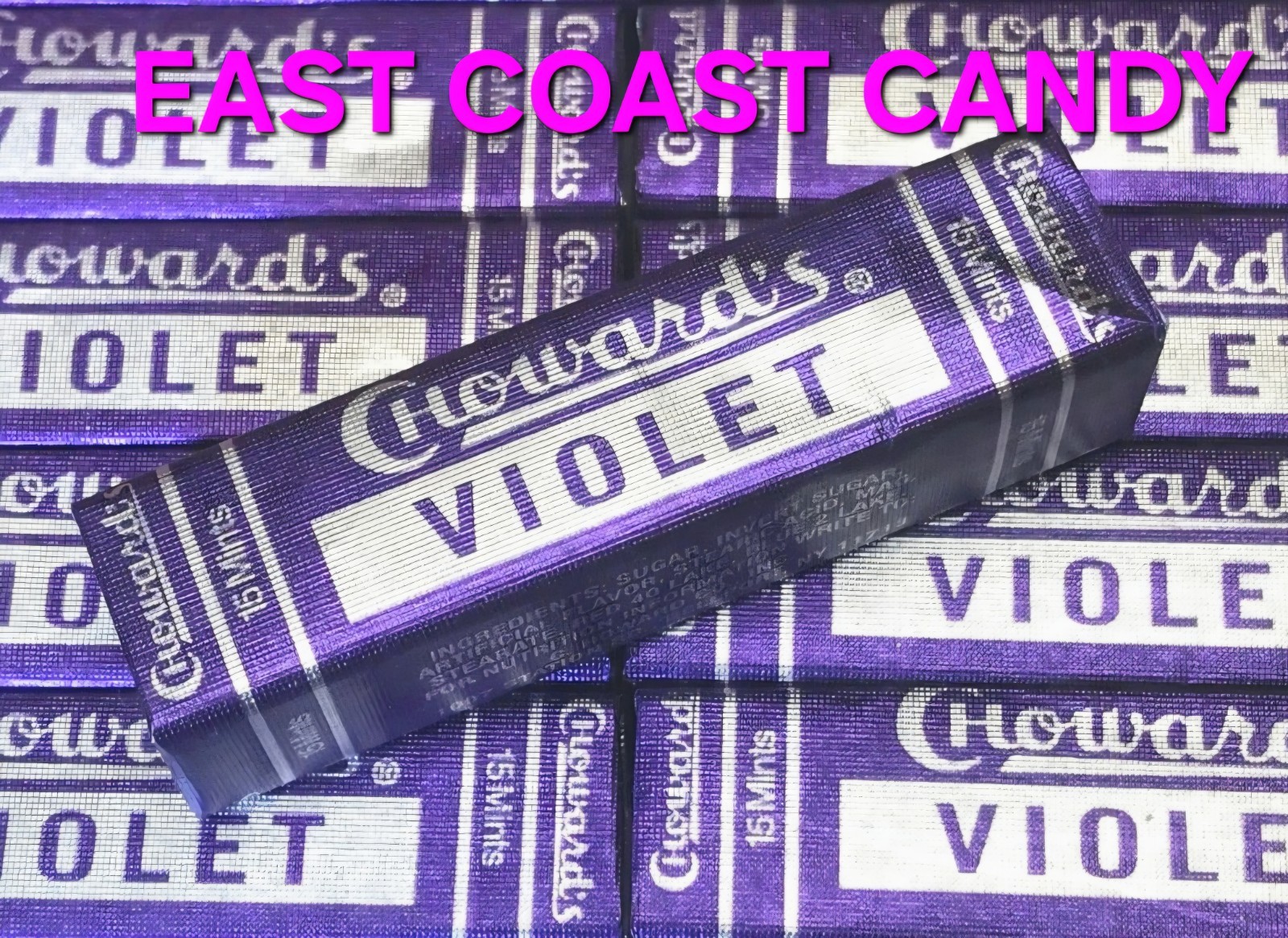 Choward's Violet Mints 12 PACK C Howard Floral Scented Flavored Candy FREE SHIP
