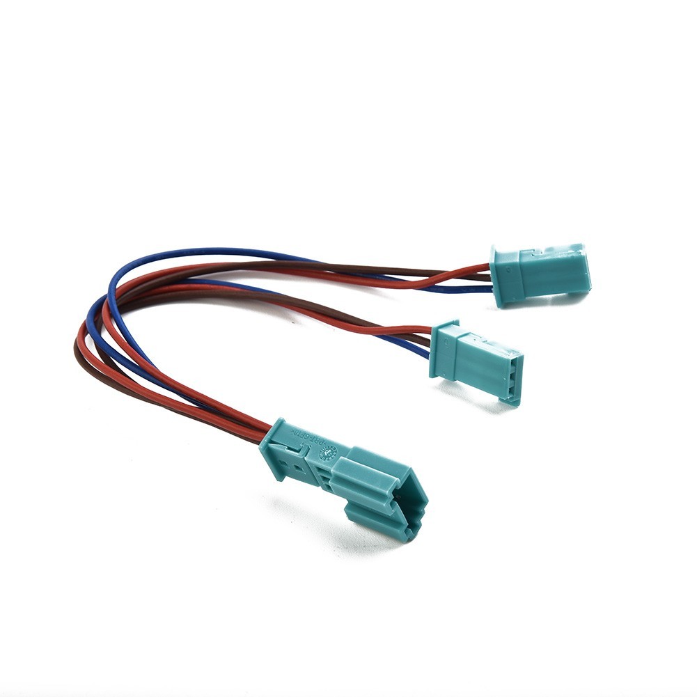 None Cable Radio Adapter Car 1pcs 3 Pin Blue Plastic & Metal Terminals