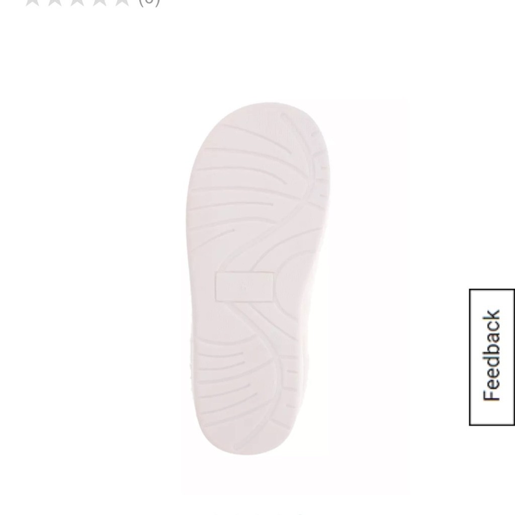 MIA Cream and Gold Smiley Face Slippers
