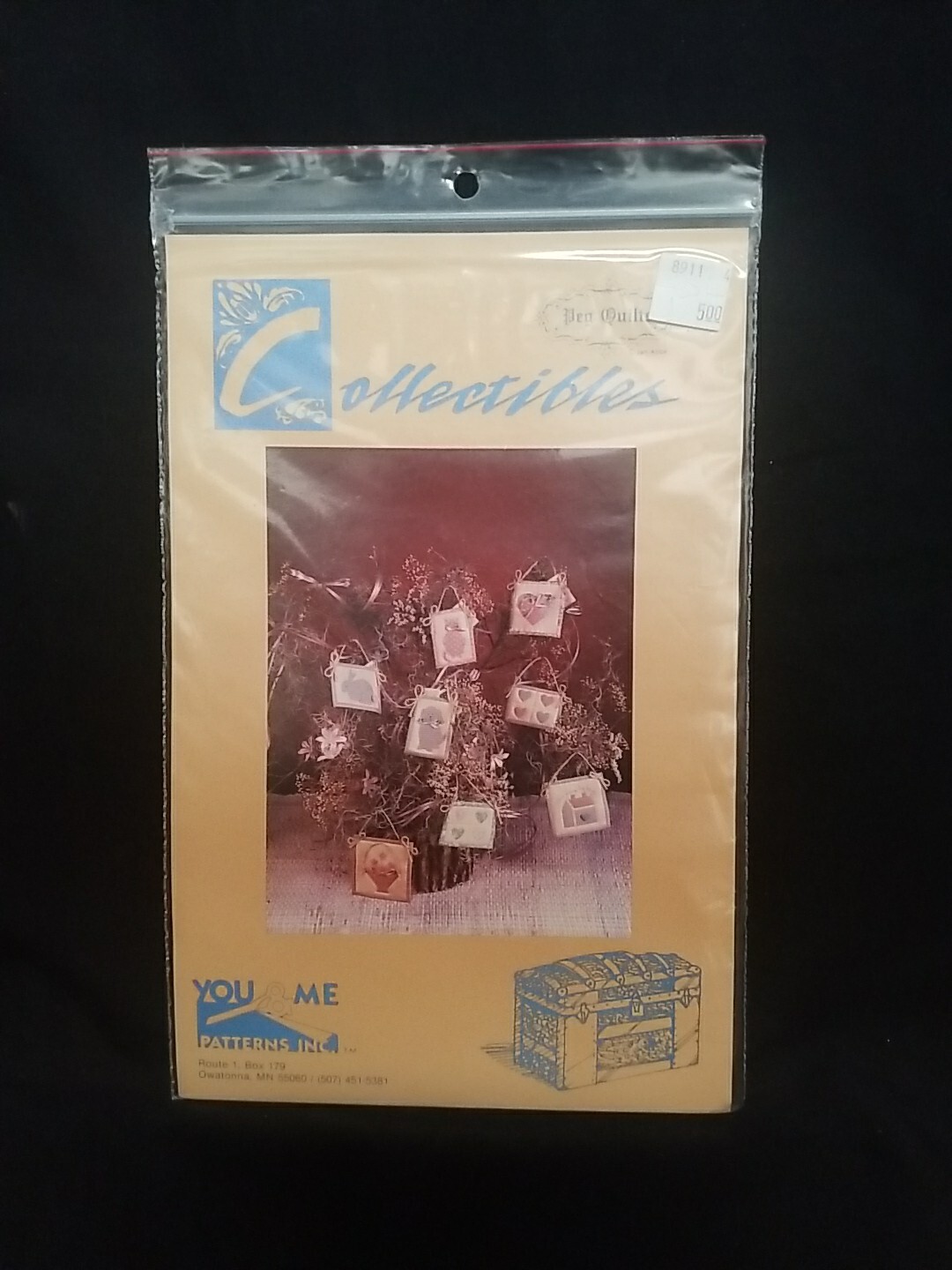 You & Me Patterns, Inc., Collectibles, Peg Quilts, "House, Sm. Hearts, Basket.."