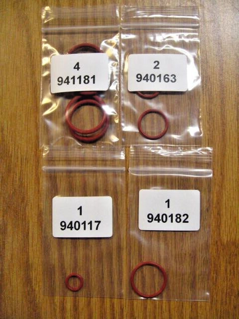 O-ring Kit For Versa-Spray II Automatic Spray  Gun 1041927-02 / R&S 011-118VSll