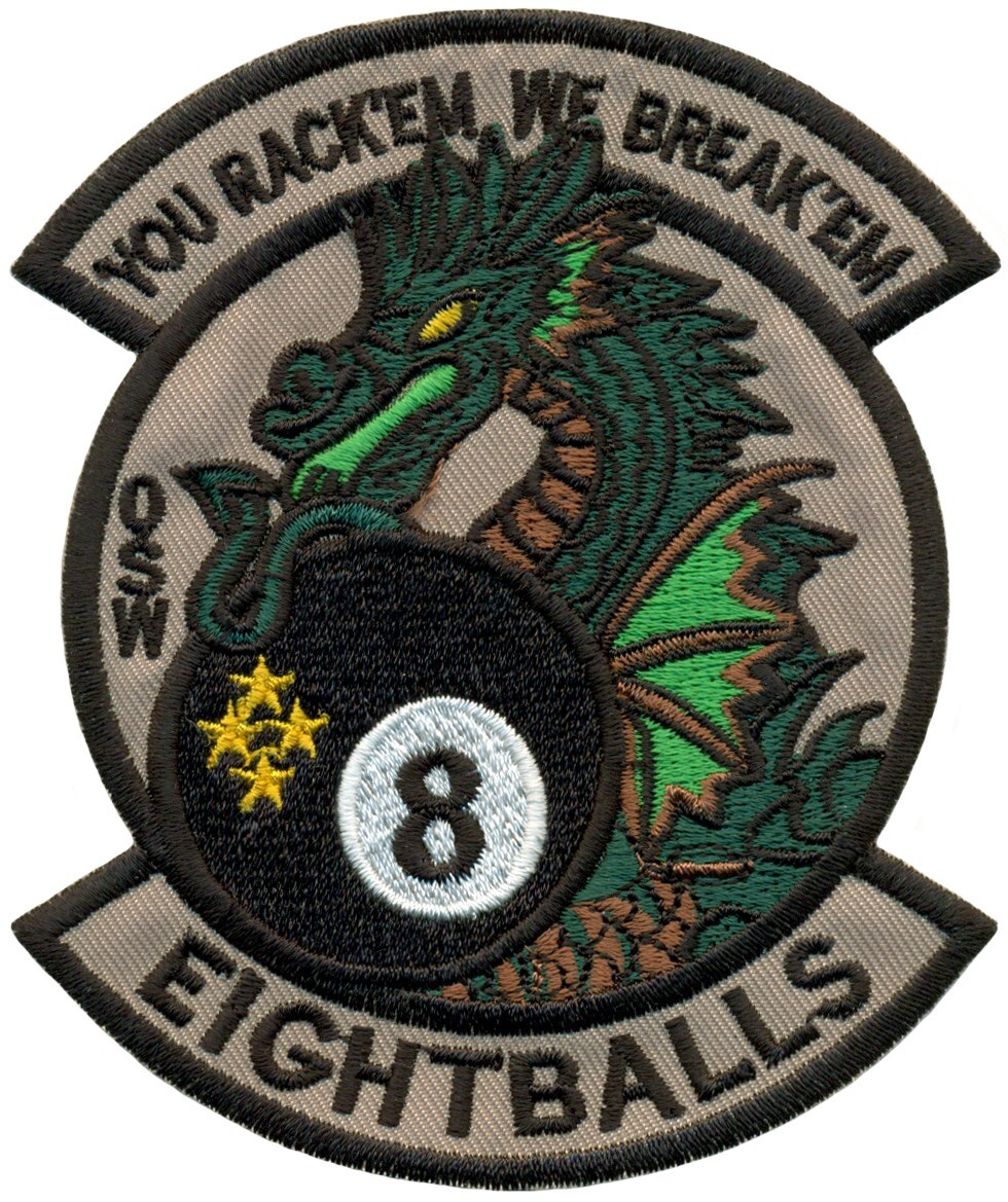 USAF 12th EXPEDITIONARY AIRBORNE COMMAND & CONTROL SQUADRON OSW '98 CREW 8 PATCH