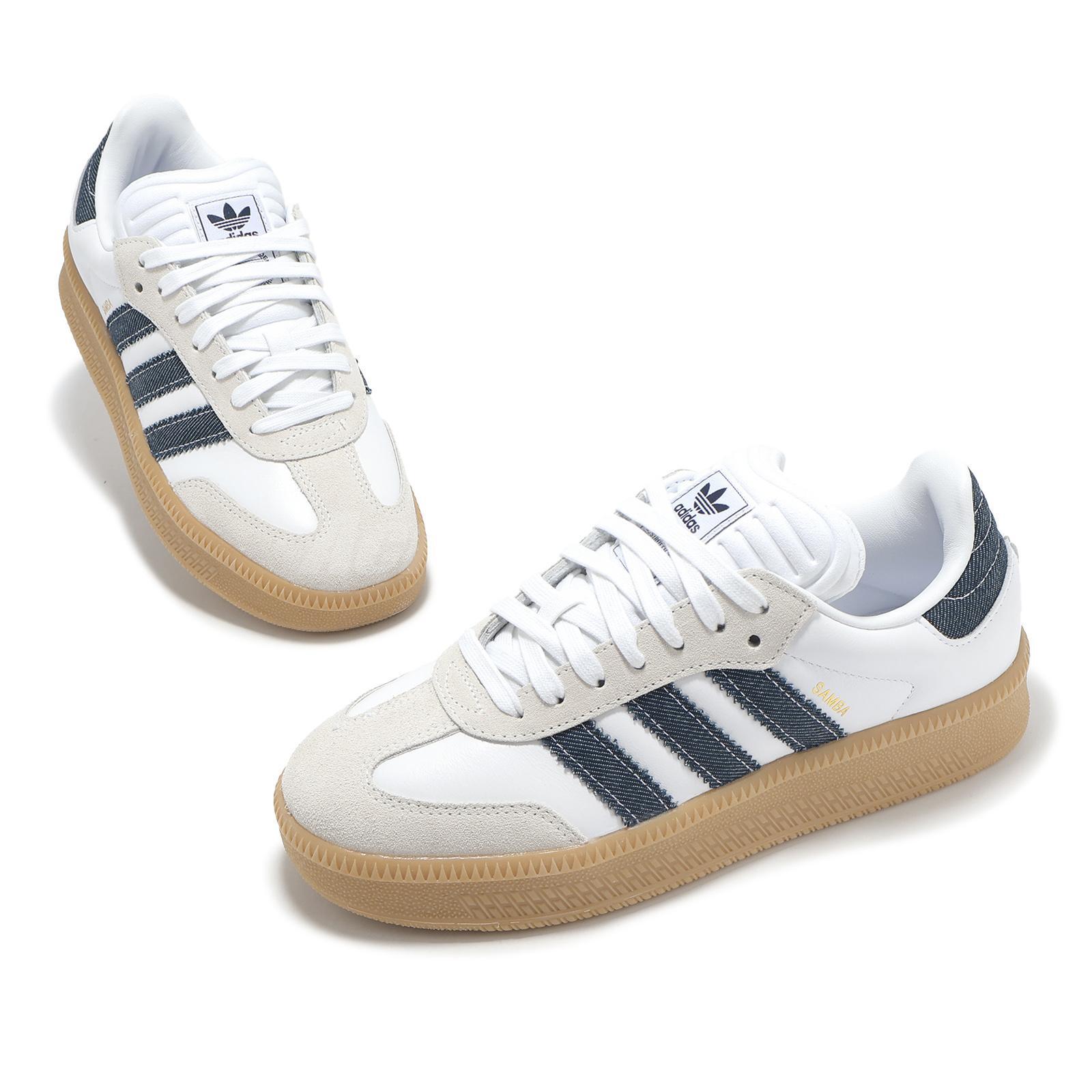 adidas Originals Samba XLG White Night Indigo Denim Men Unisex Casual JQ7440