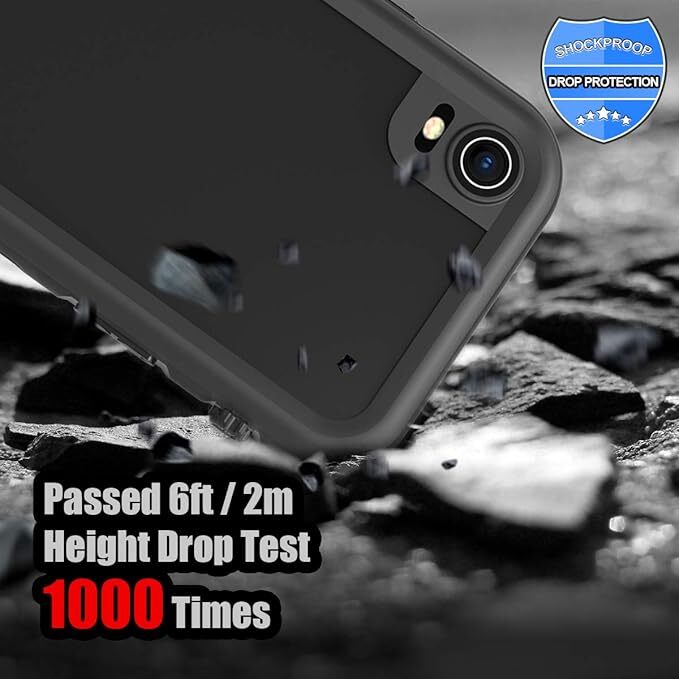 For iPhone Xr Waterproof Case, IP68 Fully Sealed with Built-in Screen Protector