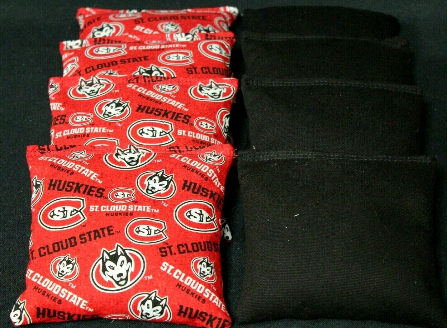 Saint Cloud State Huskies NCAA hockey  BEAN BAGS 8 ACA Tailgate Game !