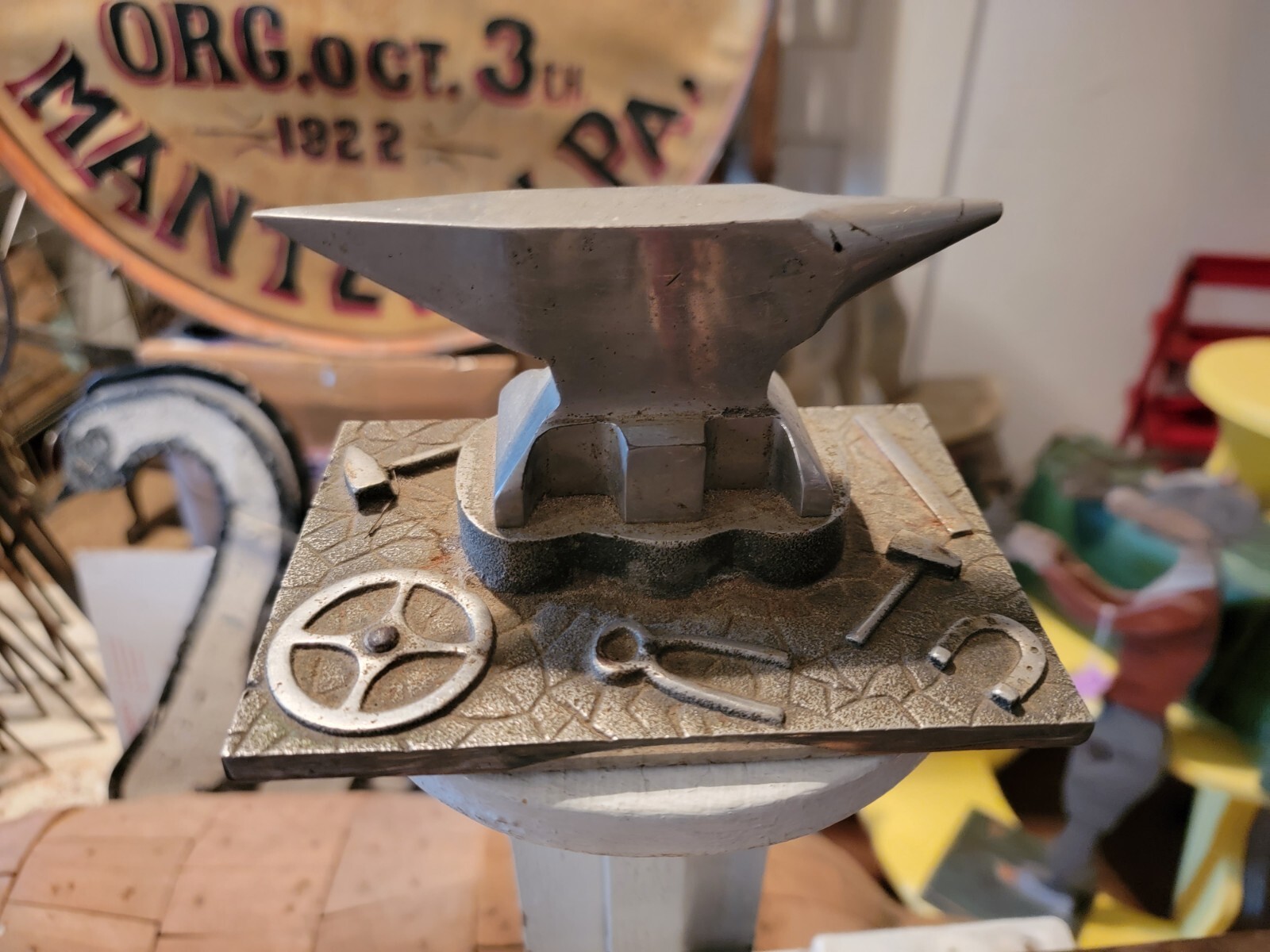 Miniature Anvil, Unique Blacksmith Display Anvil