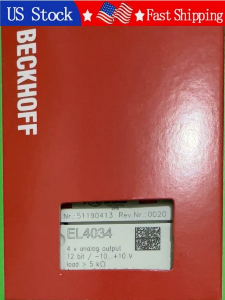 EL4034 1PCS Brand New BECKHOFF EL4034 PLC Module  Fast shipping