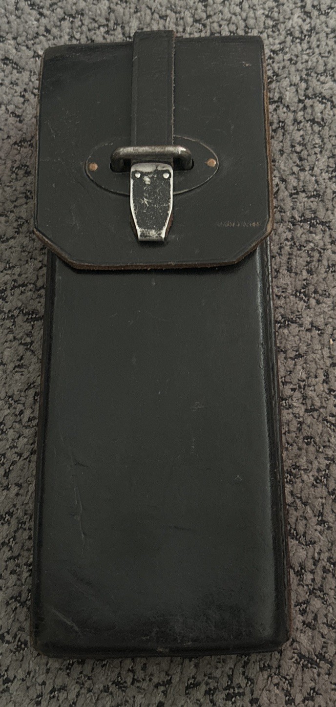 World War 2 WWII German?grouping Of 6 Leather Map Case SEtc