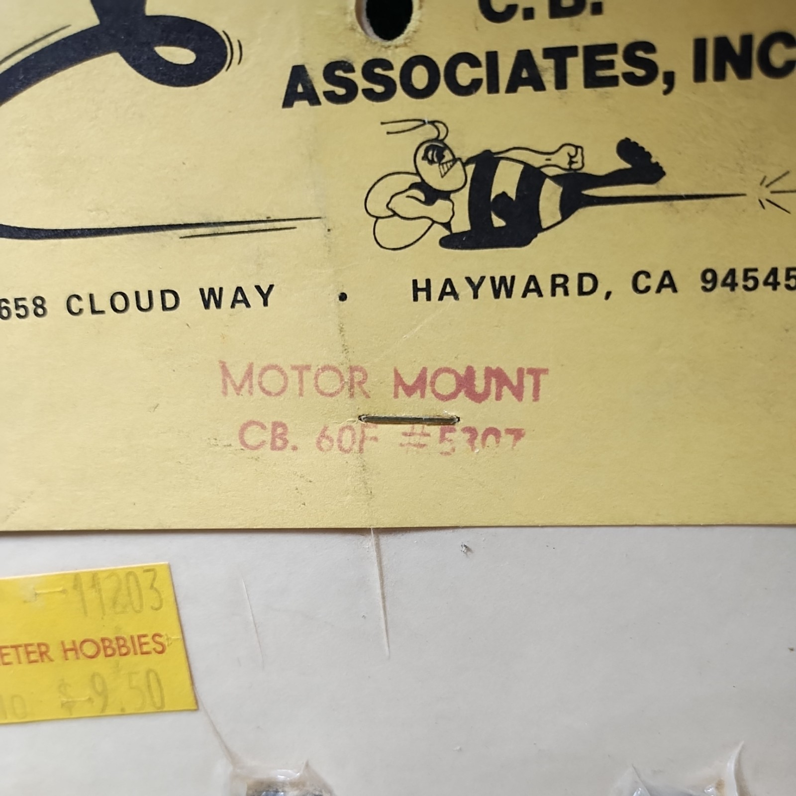C.B. Associates 60F #5307 Engine Mount