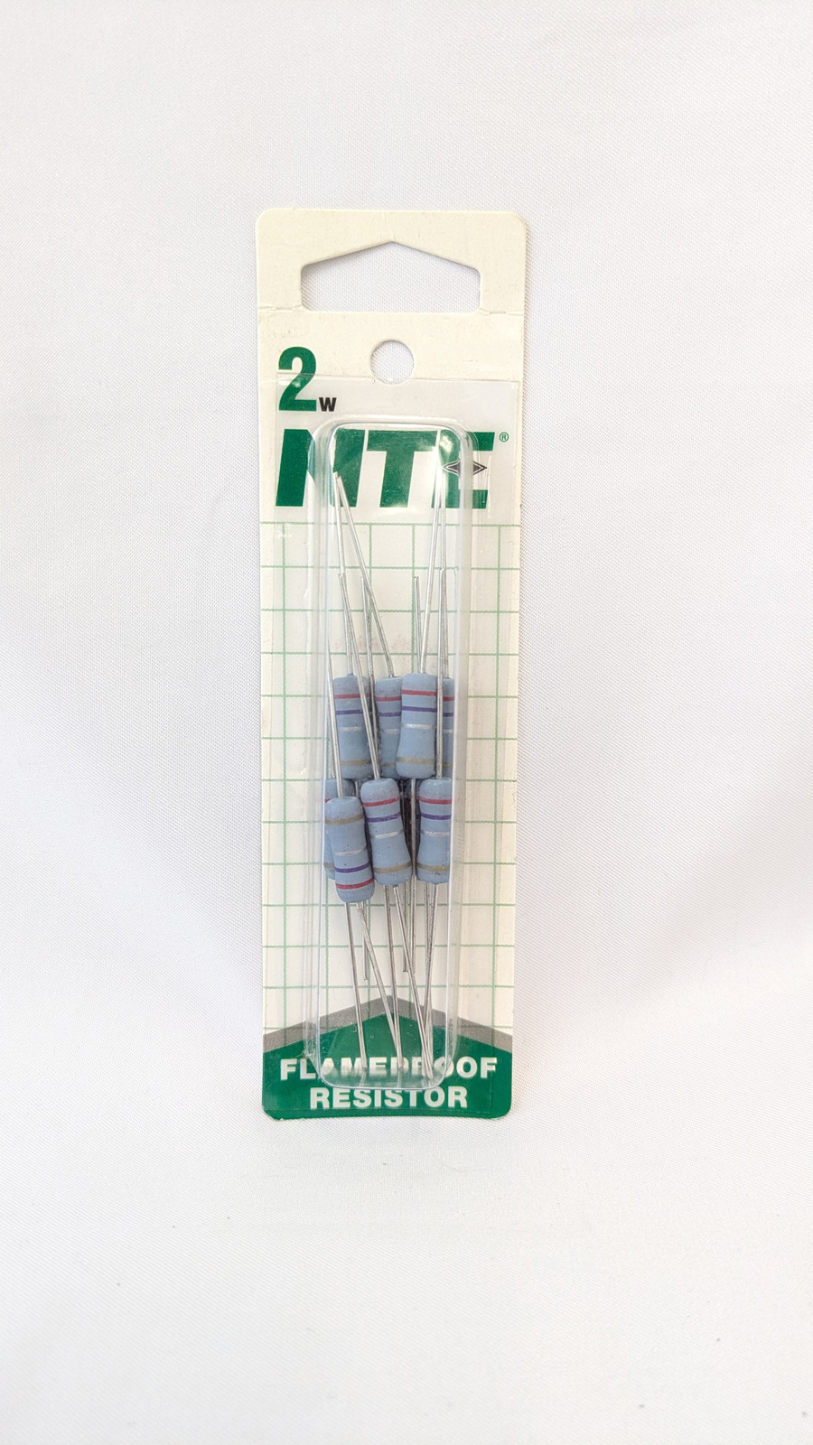 NTE Electronics 2 Watt .13 Ohm Resistor 5% Flame Proof 2 Pack, 2WD13