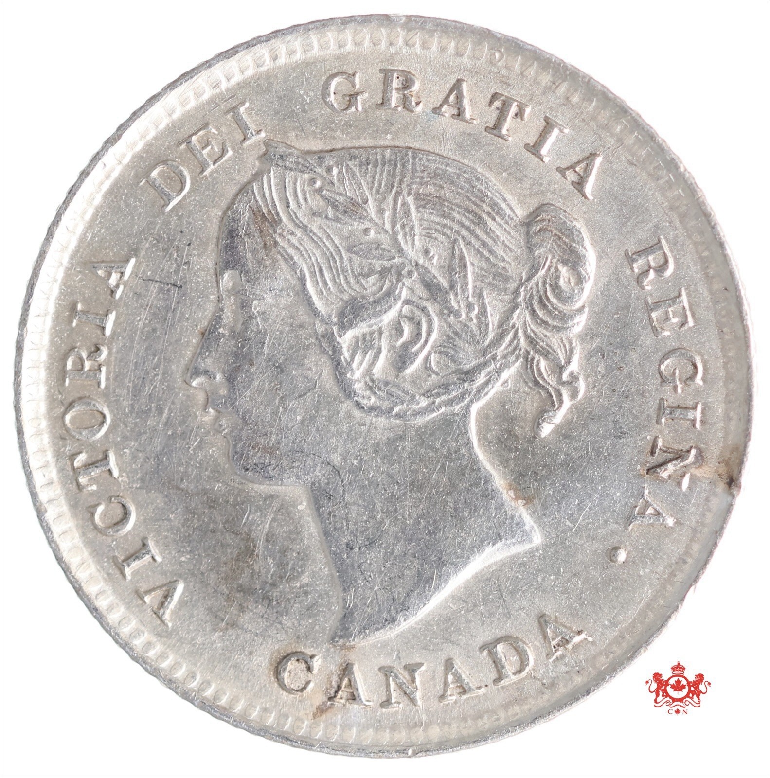 1893 Canada 5 Cents - AU - Lot#13014