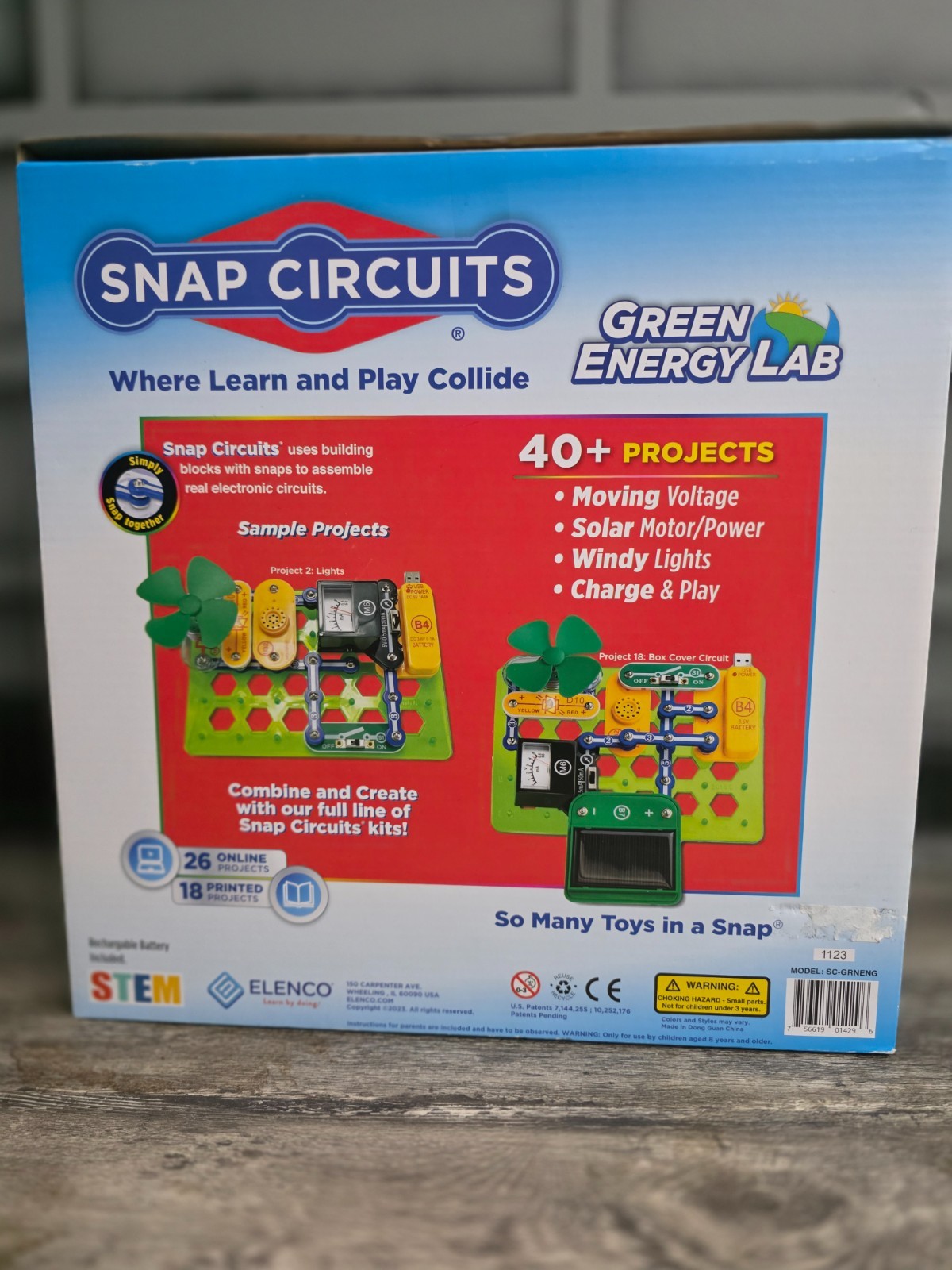 Snap Circuits Green Energy Lab 40+ STEAM Projects New